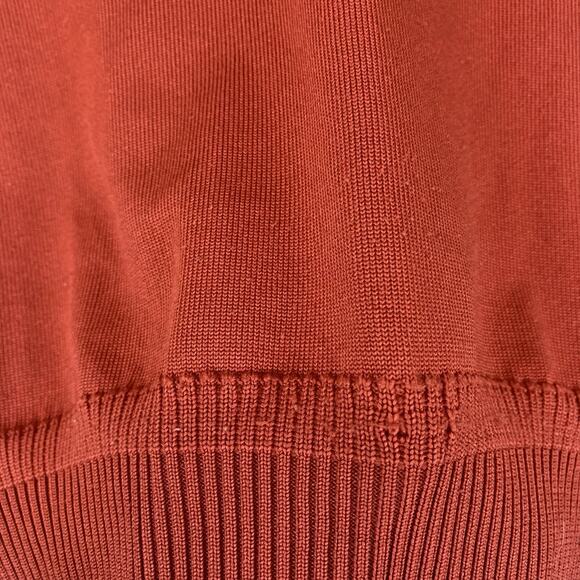 Vintage Givenchy Sport Sweater Womens 36 Orange Preppy Old‎ Money Quiet Luxury - Picture 4 of 8